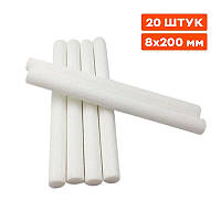 Фільтри бавовняні для зволожувача повітря універсальні. Kinscoter Cotton filters 8*200 мм, 20 шт