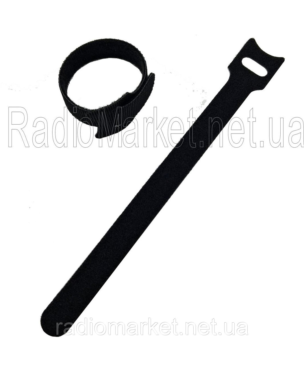 Стяжка нейлонова на липучці, багаторазова,10штук, фото 1