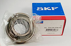 Підшипник YEL-208-108-2DW-AG SKF розміри: 38,1*80*56,3 самоустановлюваний типу SA