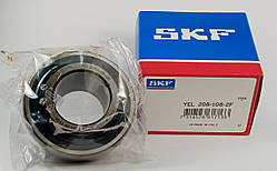 Підшипник YEL-208-108-2F SKF розміри: 38,1*80*56,3 самоустановлюваний типу SA