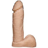 Фалоімітатор Doc Johnson Platinum TRUSKYN - The Tru Ride 8 Inch, діаметр 4,8 см, двошаровий силікон