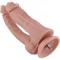 Подвійний фалоімітатор Hismith 9.8" Double Penetrator Silicone Dildo