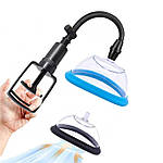 Вагінальна помпа вакуумна ручна помпа для клітора та вагіни Pussy Pump. 5 насадок, фото 3