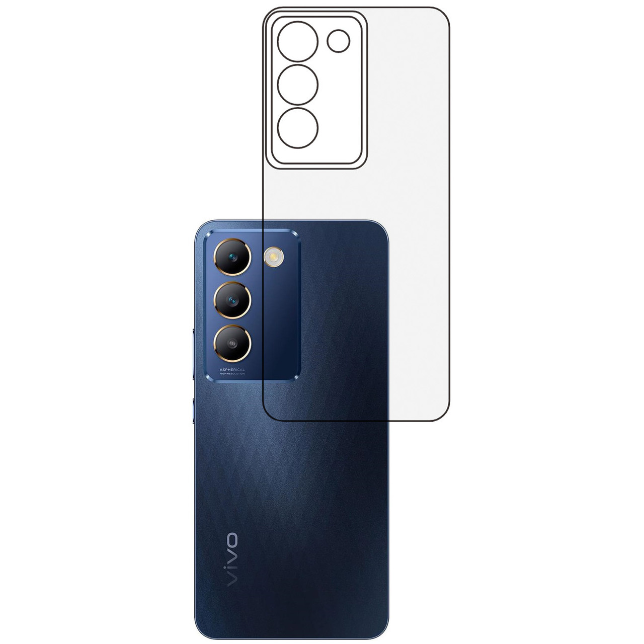 Плівка на задню панель Mietubl HD для Vivo Y100 5G, фото 1