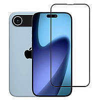 Захисне скло LUX для Apple iPhone 17 Air повна проклейка чорний