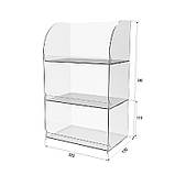 Підставка EKOSTAR під товар вітрина 3-х ярусна 222х130х340, фото 3