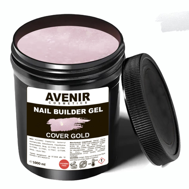 Гель для нарощування Avenir Cover Gold (Кавер Голд) 1 кг