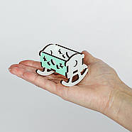 "Базовий" набір лялькових меблів NestWood для LOL (Лол), м'ятний, фото 9