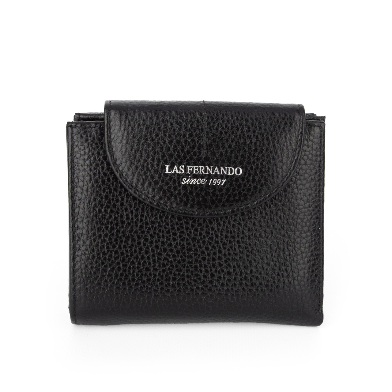 Гаманець жіночий шкіряний маленький Las Fernando 110-103 К чорний, фото 1