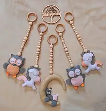 Мобіль дитячий, підлоговий + комплект підвісок Солодкі сни, фото 5