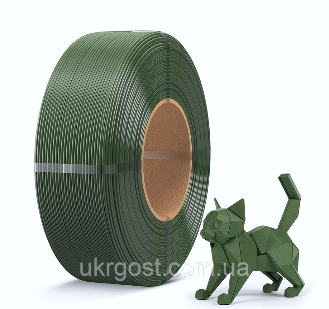 SUNLU PETG REFILL Мілітарі Зелений 1,75 мм 1 кг - Пластик для 3D принтера / Філамент для 3д друку FDM