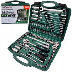 Набір інструментів 1/2" та 1/4" Stoner SK-094-04, 94 од., фото 2