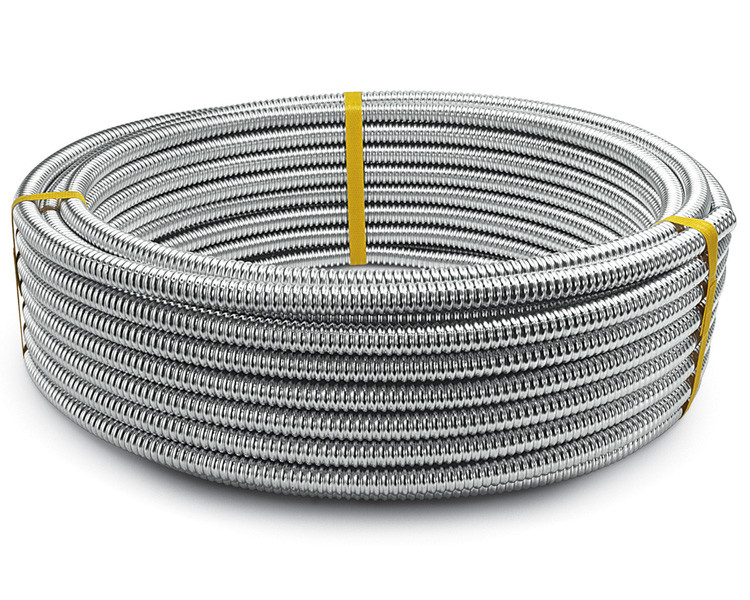 Гофрована труба 32 А з нержавіючої сталі Dispipe не відпалена, металорукав для генератора, фото 1