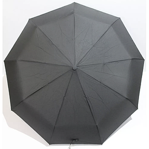 Парасолька складана напівавтомат, SWIFTS 51202, чорна (зігнута ручка)