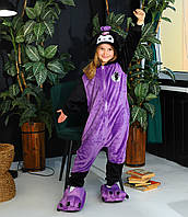 Кигуруми пижама Куроми фиолетовый карнавальный костюм Kuromi для детей и подростков