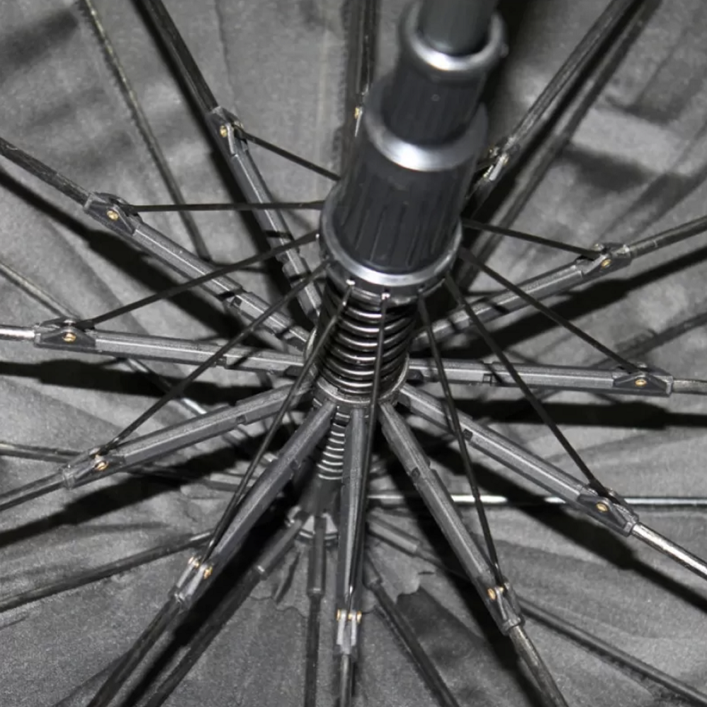 Парасолька-тростина SUSINO т3930, напівавтомат, чорний