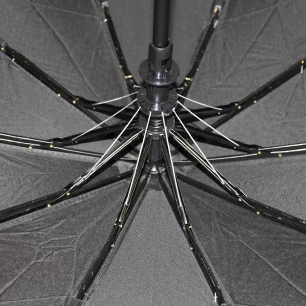 Парасолька складана напівавтомат, TOP RAIN п00238, чорна