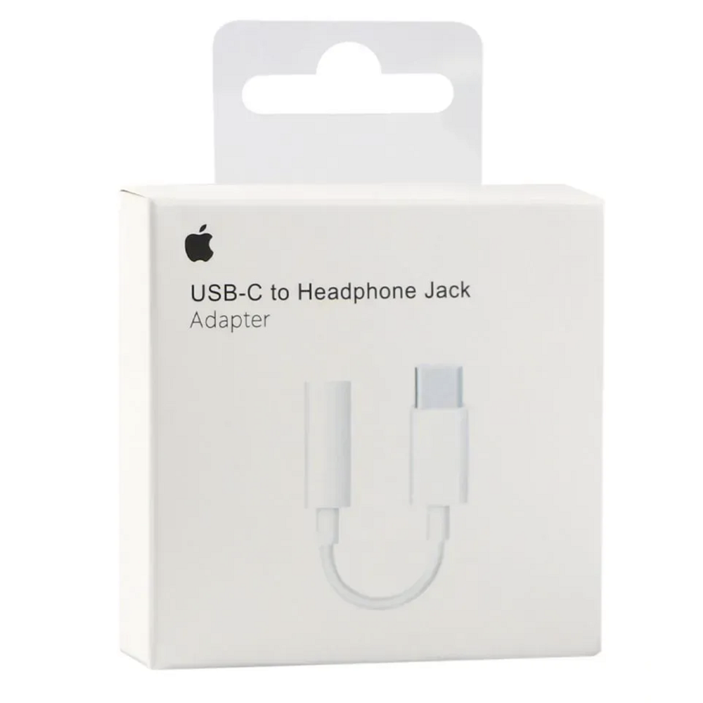 Перехідник Apple Type-C — AUX 3.5 mm (білий)