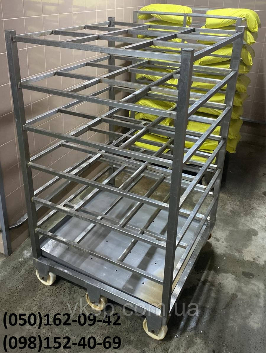 Візок для дефростації 6 полиць з піддоном