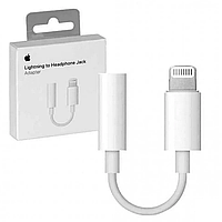 Перехідник Apple Lightning — AUX 3.5 mm (білий)