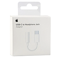 Перехідник Apple Type-C — AUX 3.5 mm (білий)