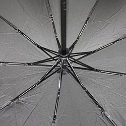 Парасолька складана напівавтомат, SWIFTS 51202, чорна (зігнута ручка)