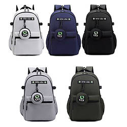 Рюкзак міський 2904-4 (48×35×15 см), асортимент