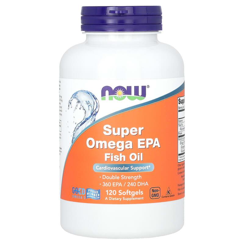 Омега-3 жирні кислоти Now Foods Super Omega EPA 120 капс.