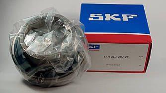 Підшипник YAR-212-207-2F SKF розміри: 61,913*110*65,1 закріплювальний типу UC