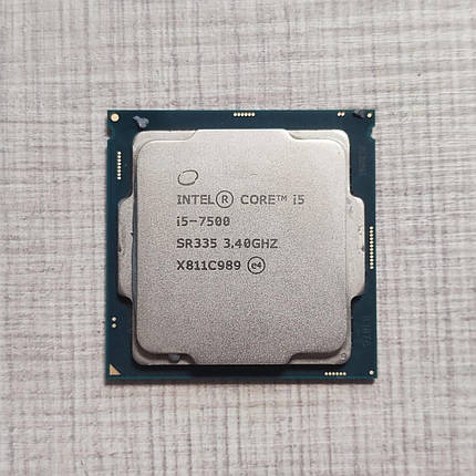 Процесор Intel Core i5-7500, 4 ядра (4 потоки), 3.4–3.8 GHz, б/в, фото 1