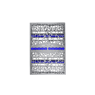 SIM-80\10 Лоток для стерилізації інструменту TYPE 4 (10 інструментів) СИНІЙ