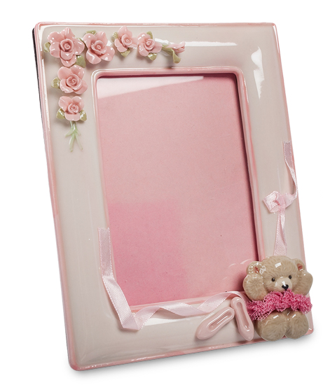 Порцелянова фоторамка вертикальної орієнтації "Балерина" від італійського бренду Pavone, фото 1