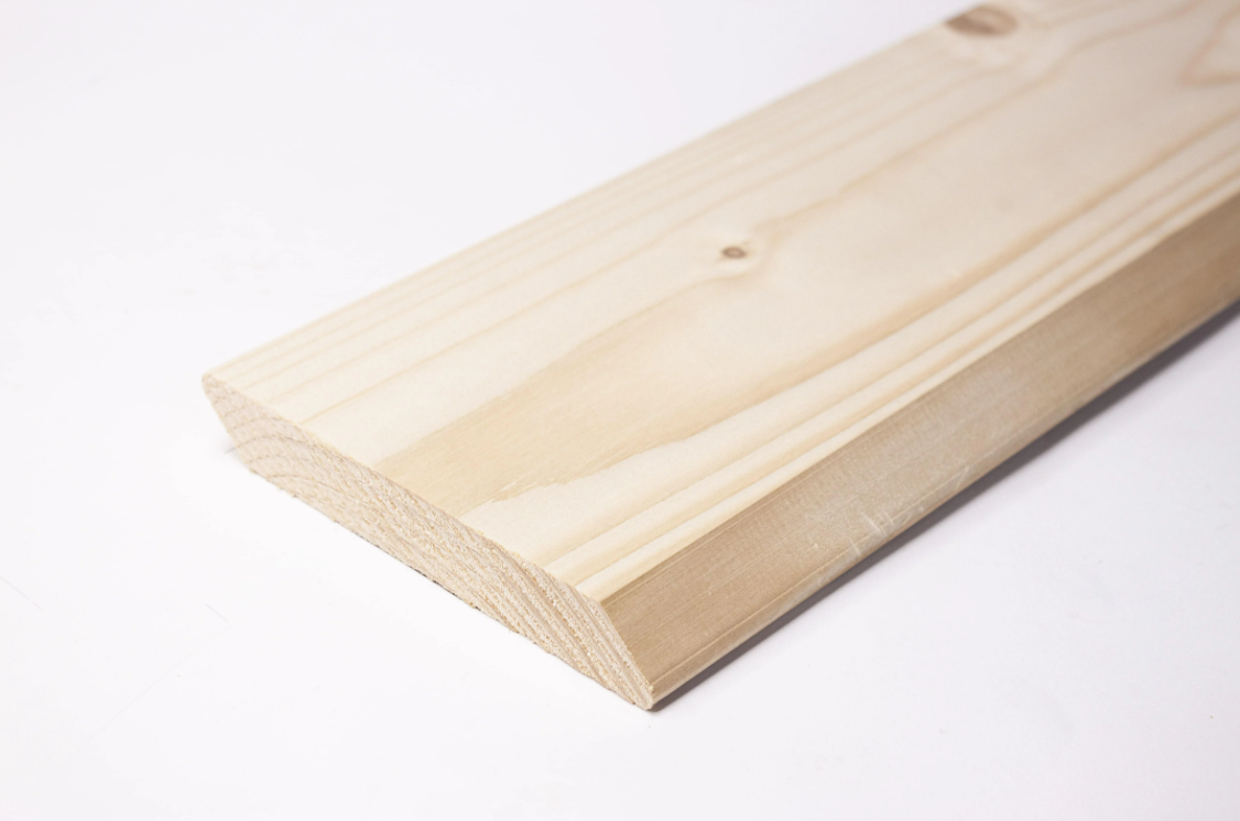 ✅ Фальш брус 135*18*4000 мм дерев'яний, імітація бруса, ялин, фото 1