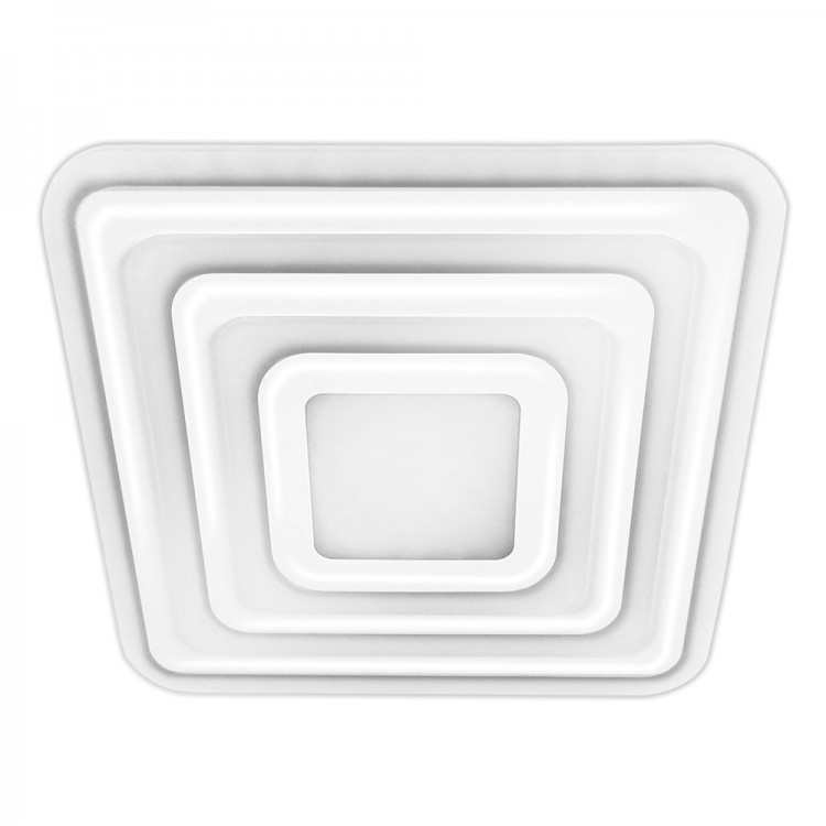 Світлодіодний світильник AL6113ARD ATLANT S 85Вт білий Ardero "квадрат" 3000-6500К 12550Lm з пультом ДУ 470х470х60мм, фото 1