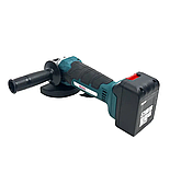 Акумуляторна кутова шліфувальна машина 24 В болгарка з двома аккумуляторами в кейсі для різання шліфування, фото 5