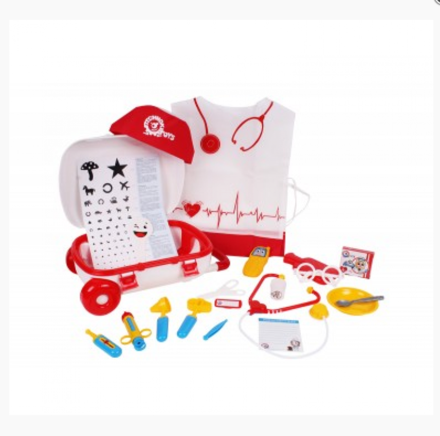 Дитячий набір лікаря у валізці на 19 предметів, фото 1