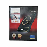 Плита індукційна Crownberg CB 1323 2000 Вт компактна електрична однофазна варильна панель, фото 2