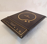 Плита індукційна Crownberg CB 1323 2000 Вт компактна електрична однофазна варильна панель, фото 3