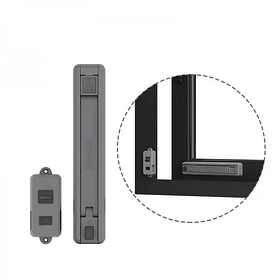 Замок для вікон пластиковий стопор безпеки для дітей захист від відкриття вікна на 7 см синій