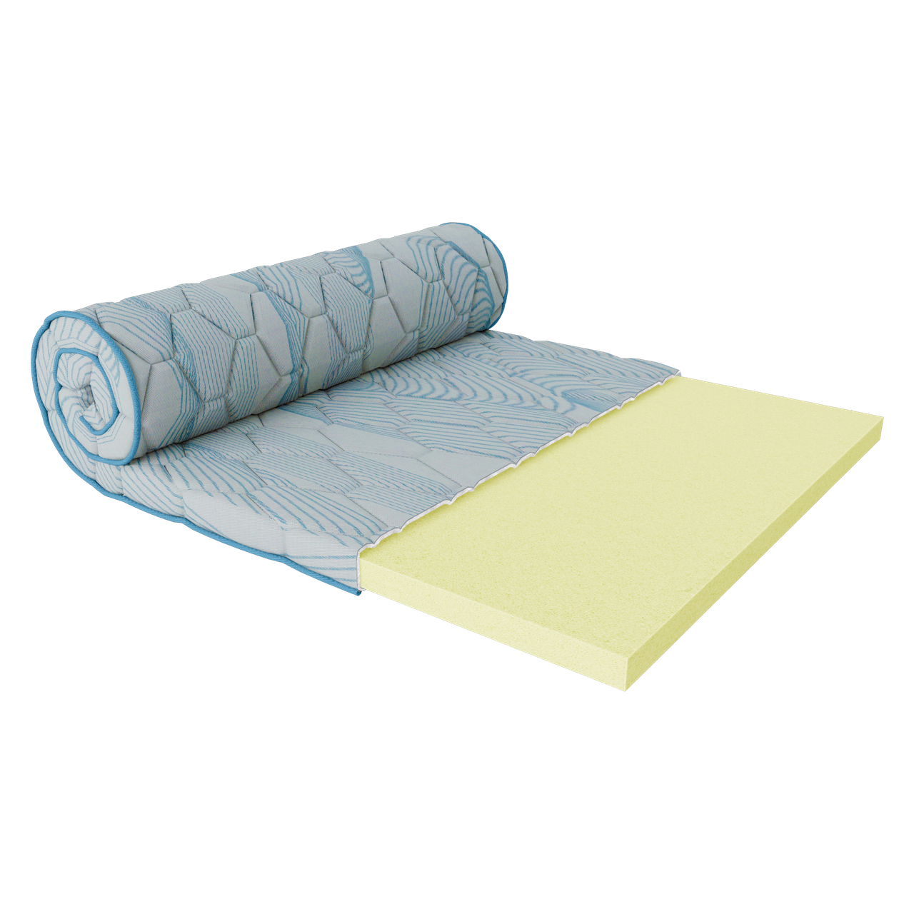 Міні-матрац скручений Bronx 1400x1900 City мини-матрас EMM, фото 1