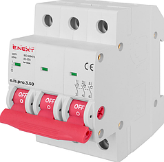 Вимикач навантаження на DIN-рейку e.is.3.50, 3р, 50А
