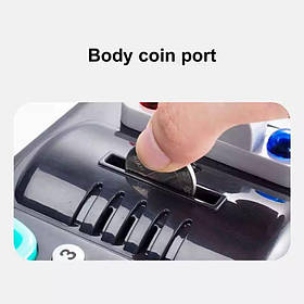 Електронна скарбничка машинка для дітей інкасаторська вантажівка сейф з кодовим замком для накопичення грошей