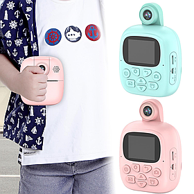 Дитячий фотоапарат моментального друку для фото та відео з автофокусом та 24 мегапікселями якості