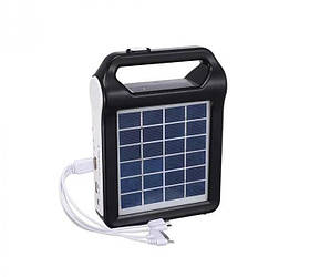 Ліхтар із сонячною панеллю Power Bank радіо Bluetooth 2400mAh світлодіодний для полювання та відпочинку