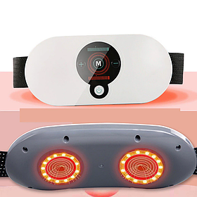 Електричний масажер для схуднення з підігрівом та вібрацією для спалювання жиру та стимуляції м'язів живота