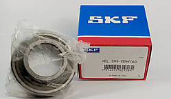 Підшипник YEL-208-2DW-AG SKF розміри: 40*80*56,3 самоустановлюваний типу SA