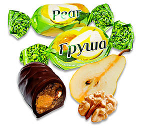 Цукерки "Груша в шоколаді з волоським горіхом", ТМ Amelia