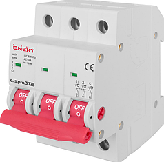 Вимикач навантаження на DIN-рейку e.is.3.125, 3р, 125А