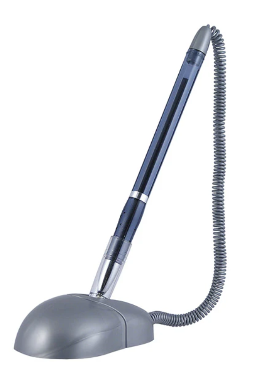 Ручка кулькова на липучке, Axent Desk Рen AB1019-02-A, 0.7 мм, синя, фото 1