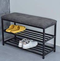 Банкетка для взуття ЛОФТ 50*30 см, Арт.66332